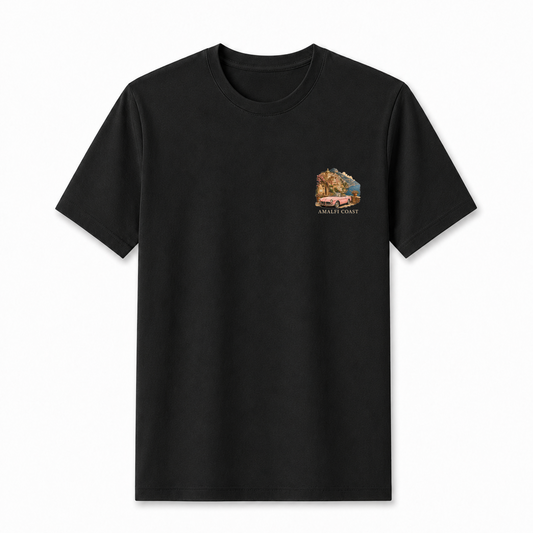Men Printed T-Shirt - Black Amalfi
