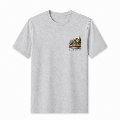 Men Printed T-Shirt  - Gray Lake Como