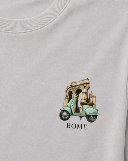 Men Printed T-Shirt  - Gray Rome