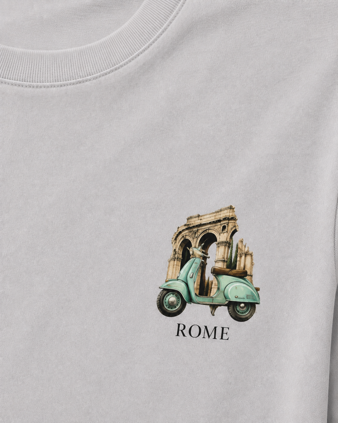 Men Printed T-Shirt  - Gray Rome