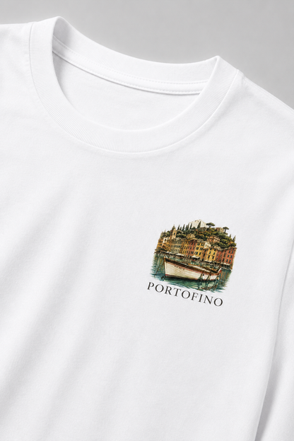 Men Printed T-Shirt  - White Portofino