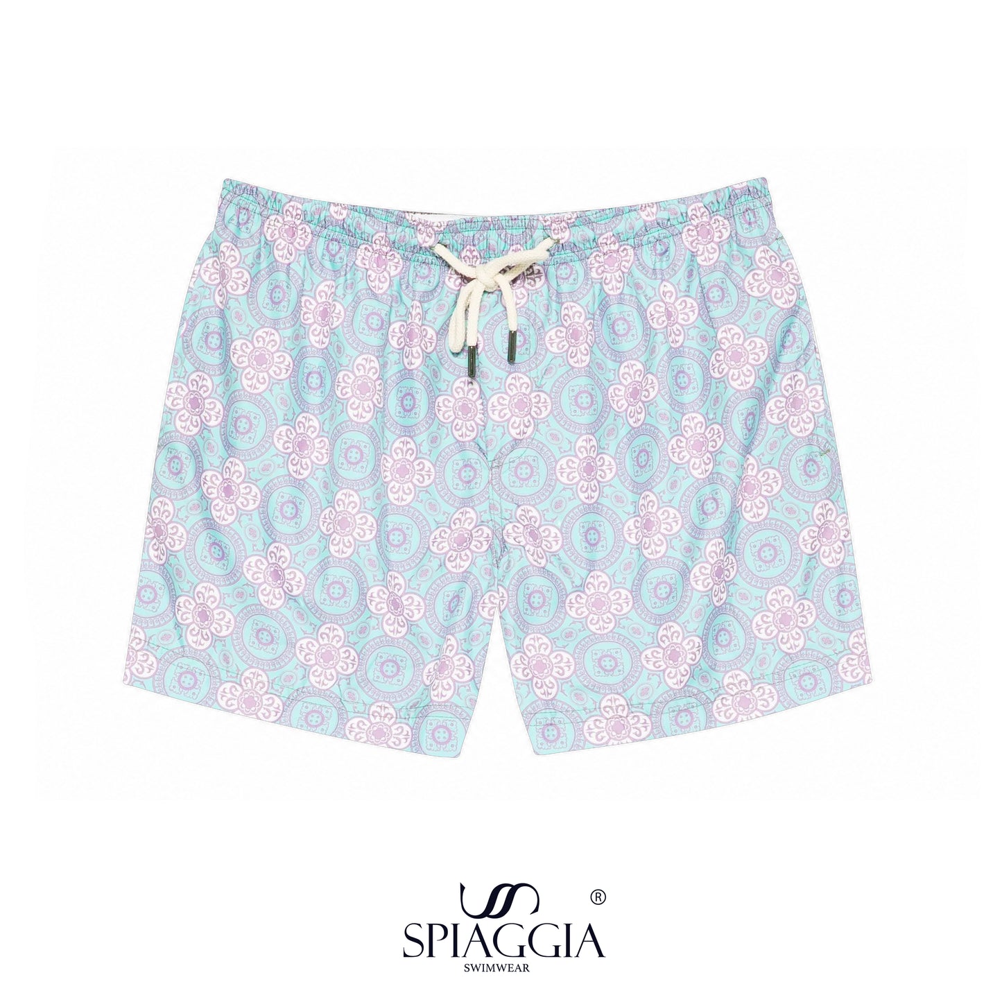 SS26 Men Swim Short - Pastel Pattern — Laguna