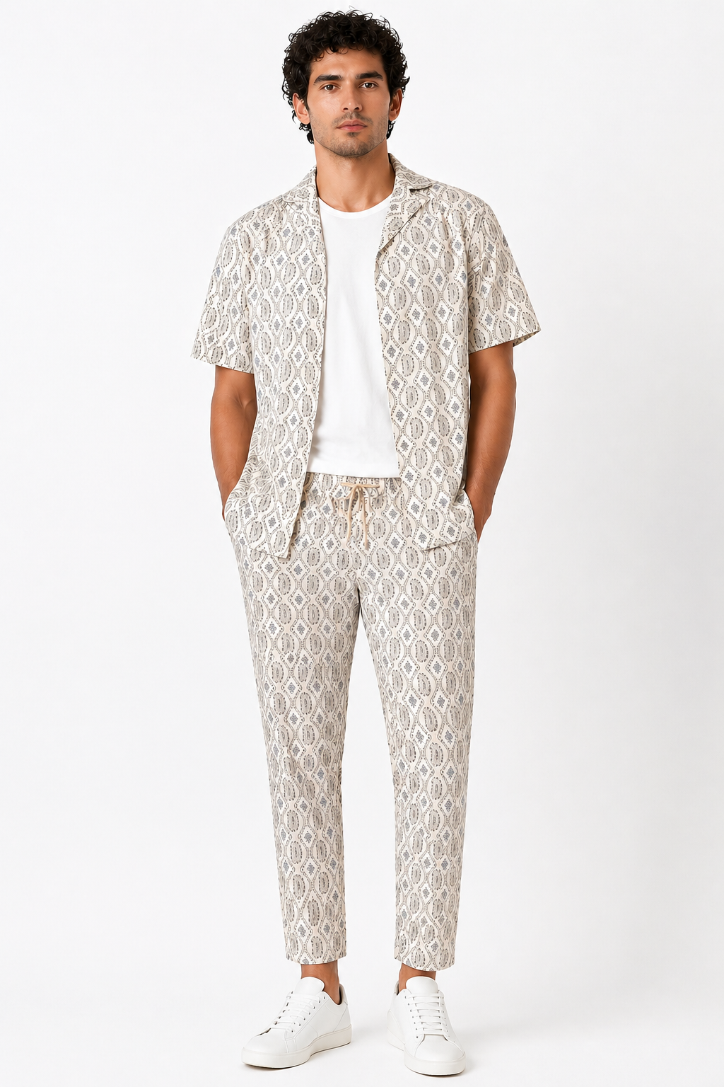 Patterned Linen Pants – Stylish Comfort | Spiaggia Swimwear