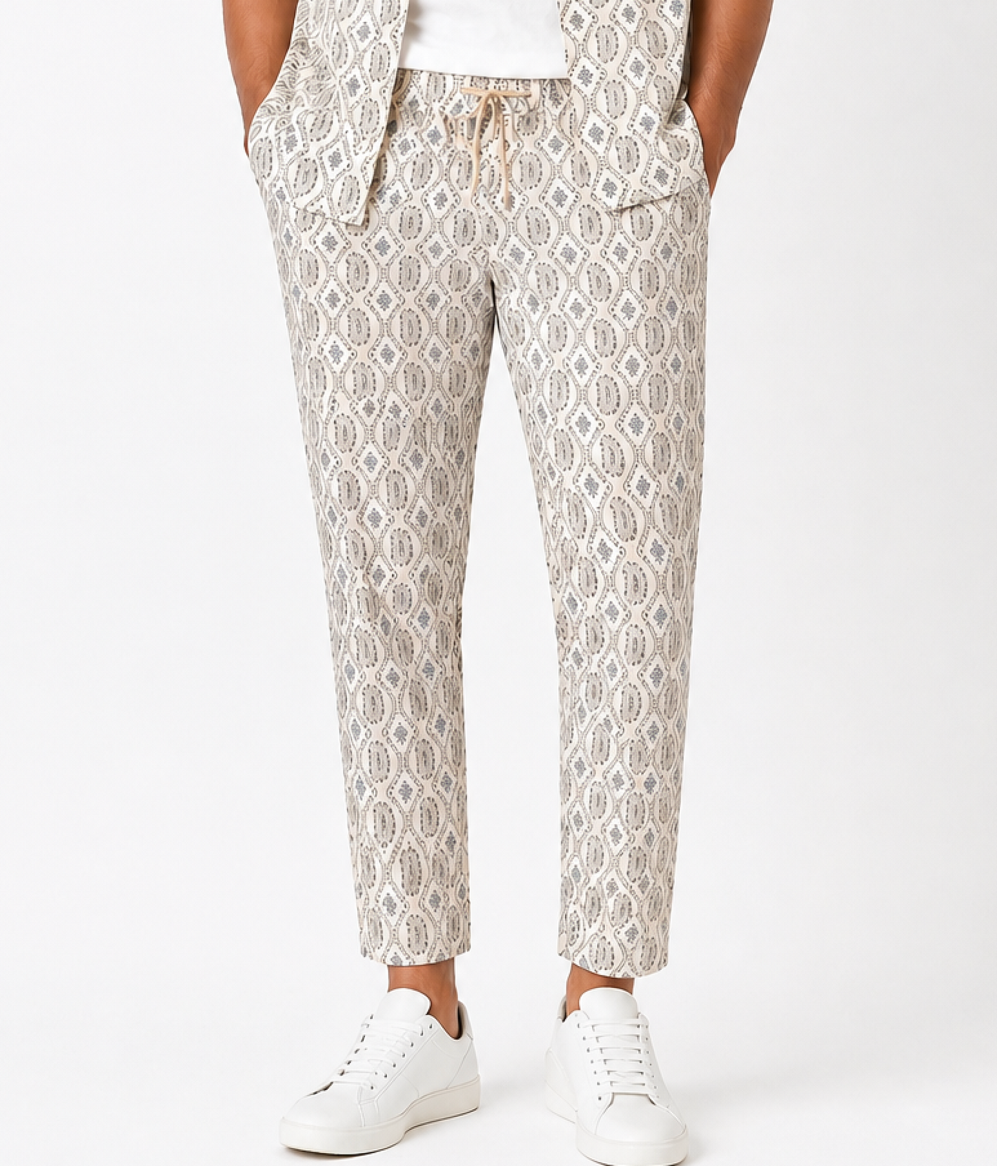 Patterned Linen Pants – Stylish Comfort | Spiaggia Swimwear