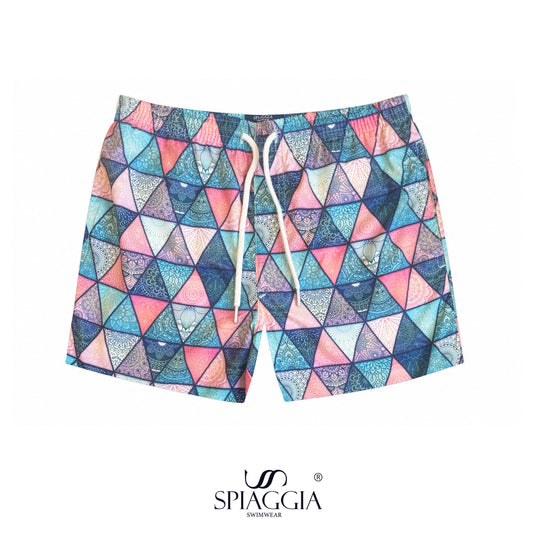 SS26 Men Swim Short - Multicolor — Limitless