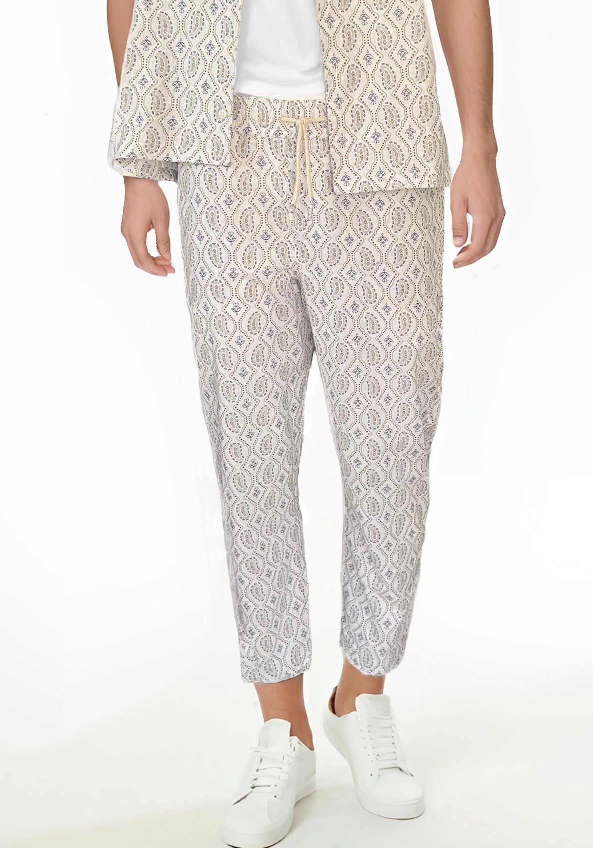 Patterned Linen Pants – Stylish Comfort | Spiaggia Swimwear