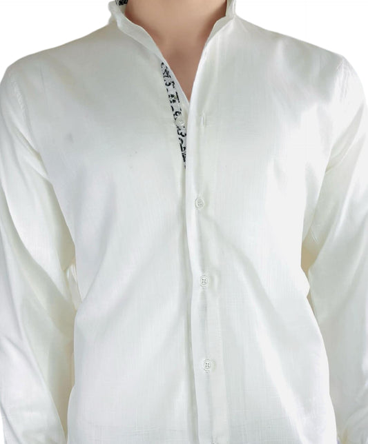 White Linen Shirt